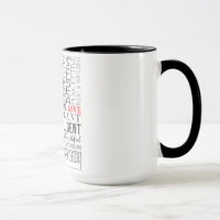 Doberman Word Art Mug