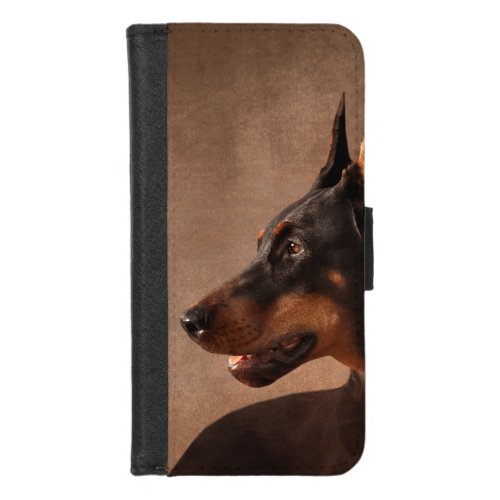 Dobermann _ Doberman Pinscher iPhone 87 Wallet Case