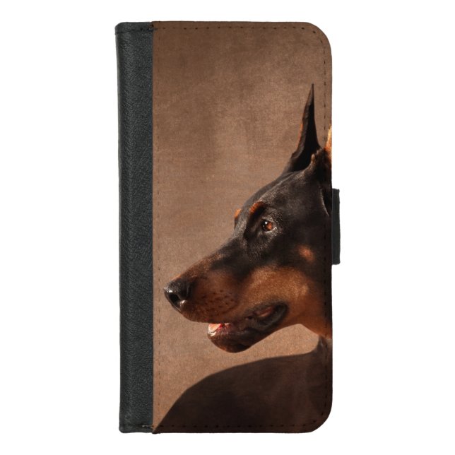 Dobermann - Doberman Pinscher iPhone Wallet Case (Front)