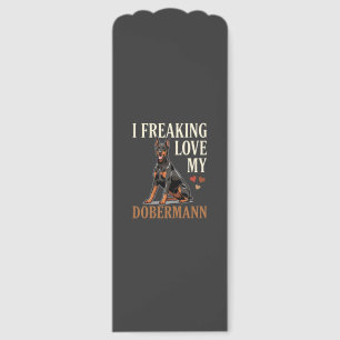 Dobermann Love Dog Lover Bookmarks