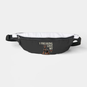 Dobermann Love Dog Lover Fanny Pack