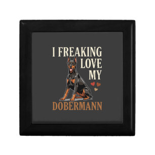Dobermann Love Dog Lover Gift Box