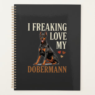 Dobermann Love Dog Lover Planner