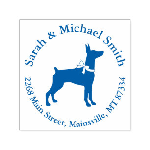 Dobermann Pinscher Baby Shower Self-inking Stamp