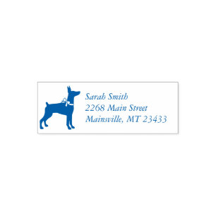 Dobermann Pinscher Baby Shower Self-inking Stamp