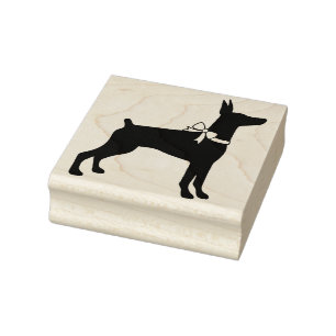Dobermann Pinscher Dog Puppy Rubber Stamp