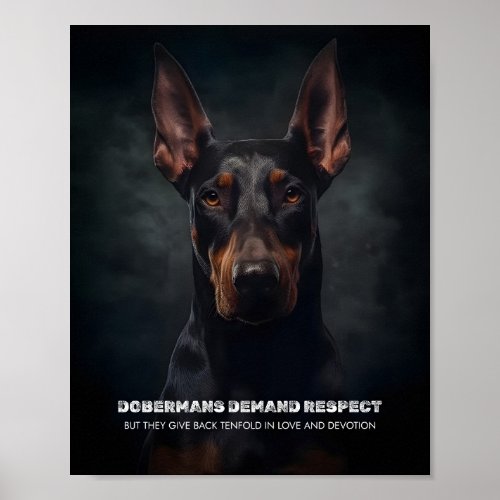 Dobermann Poster