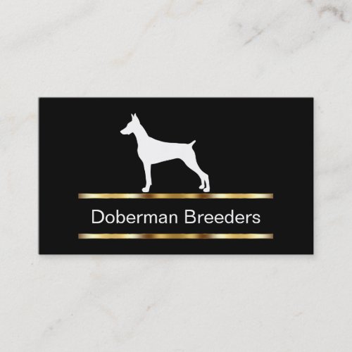 Dobrman Breeder Business Cards