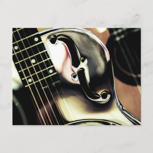 DOBRO, guitar ArT, Postcard Cool (Front)
