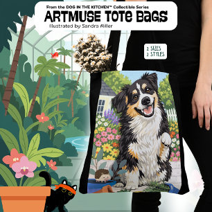 DOBRO the Australian Shepherd Tote Bag