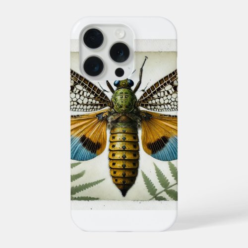 Dobsonfly Art 210624IREF131 _ Watercolor iPhone 15 Pro Case