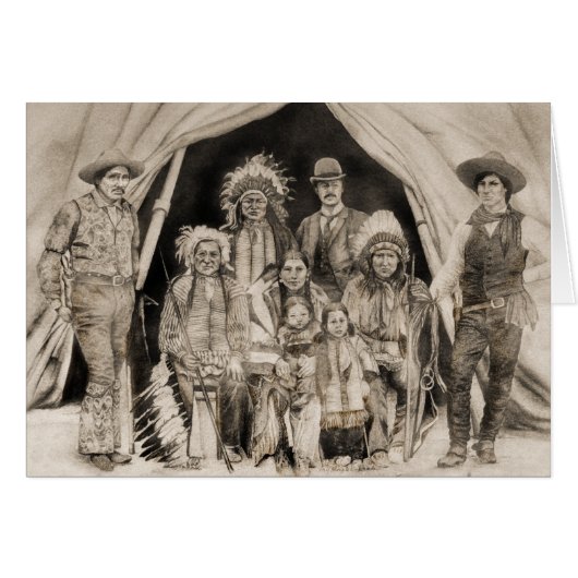 Doc Carver's Wild West Show Cards (Front Horizontal)