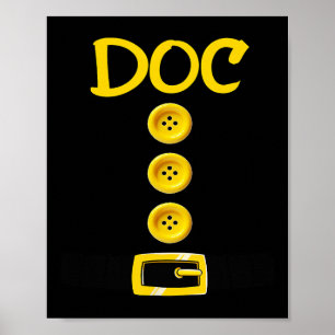 Doc Dwarf Halloween Costume Color Matching Doc Dwa Poster