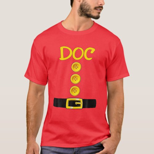 Doc Dwarf Halloween Costume Color Matching Doc Dwa T_Shirt