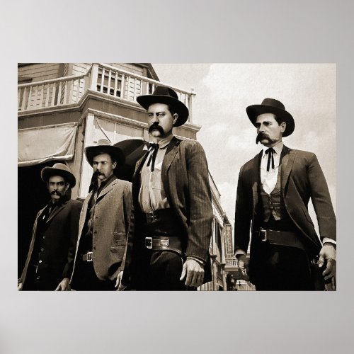 Doc Holliday and the Earps Tombstone Poster