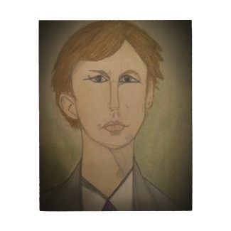 Doc Holliday Portrait Wood Wall Art
