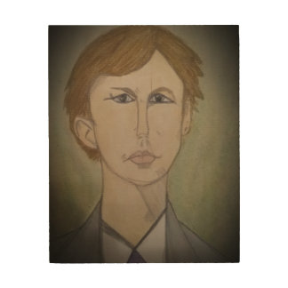 Doc Holliday Portrait Wood Wall Art