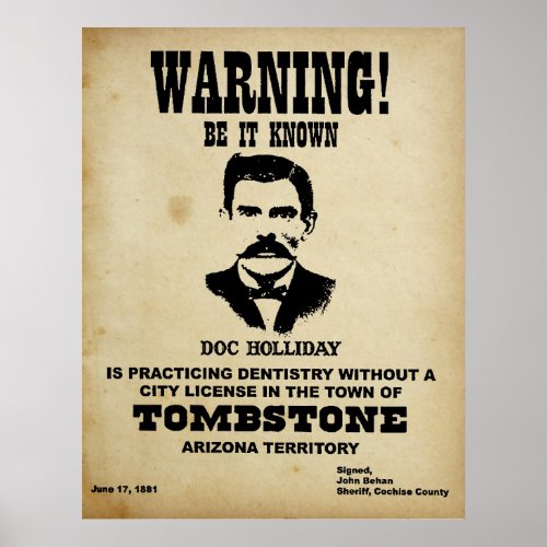 Doc Holliday Poster