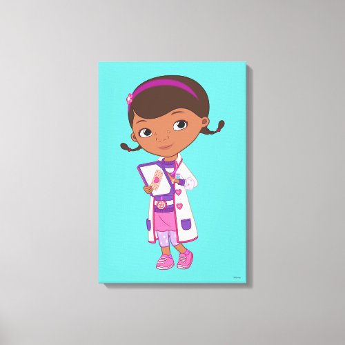 Doc McStuffins  All Part of my Job Canvas Print