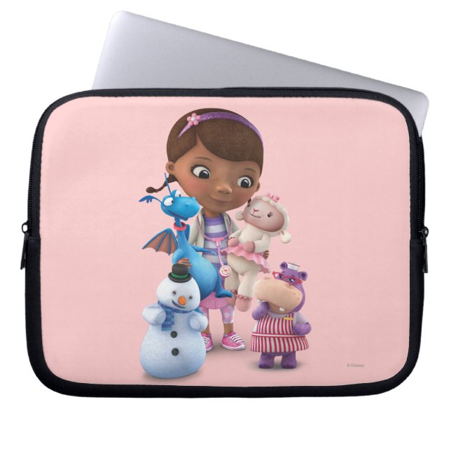 Doc McStuffins and Her Animal Friends Laptop Sleeve (Front)