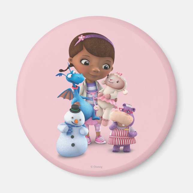 Doc McStuffins and Her Animal Friends Magnet (Front)