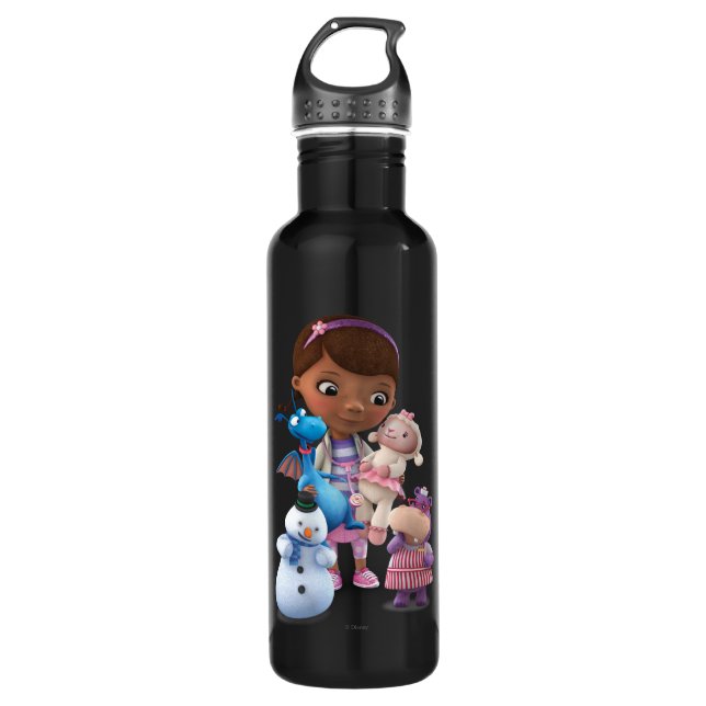 Doc McStuffins and Her Animal Friends Water Bottle (Front)