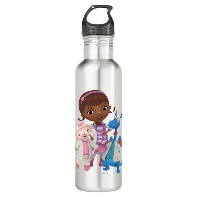 Doc McStuffins | Best Medic Buddies Stainless Steel Water Bottle (Front)