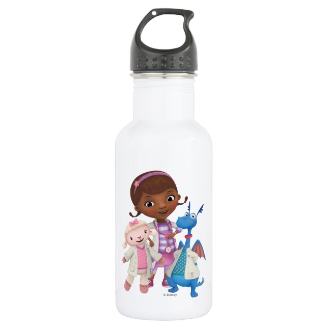 Doc McStuffins | Best Medic Buddies Stainless Steel Water Bottle (Front)