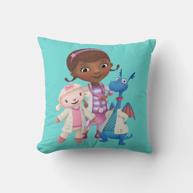 Doc McStuffins | Best Medic Buddies Throw Pillow (Front)