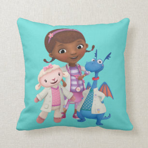 Doc McStuffins Best Medic Buddies Throw Pillow