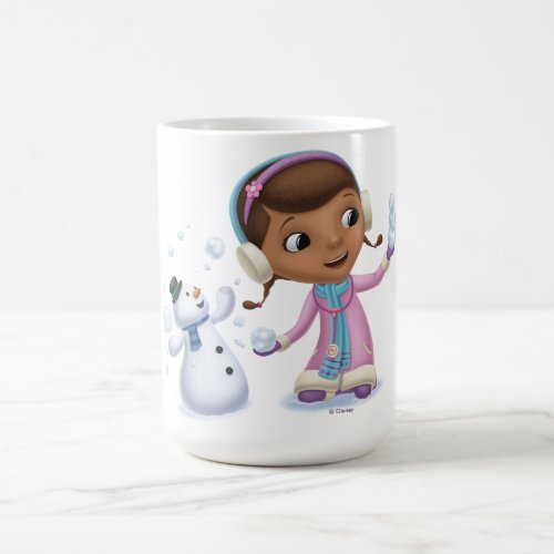 Doc McStuffins  Doc And Chilly Playing In  Snow Coffee Mug