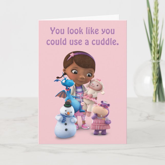 Doc McStuffins & Friends | Get Well Card (Front)