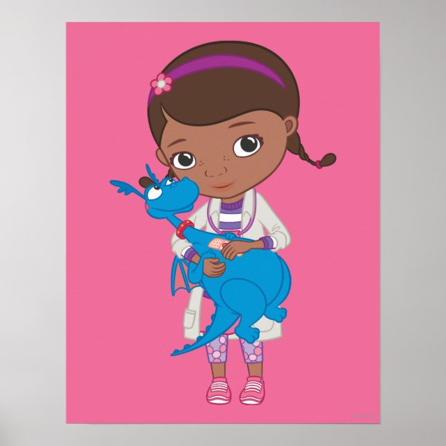 Doc McStuffins Holding  Stuffy Poster (Front)