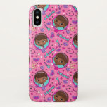 Doc McStuffins | I Care Pink Pattern iPhone X Case