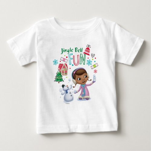 Doc McStuffins  Jingle Bell Fun Baby T_Shirt