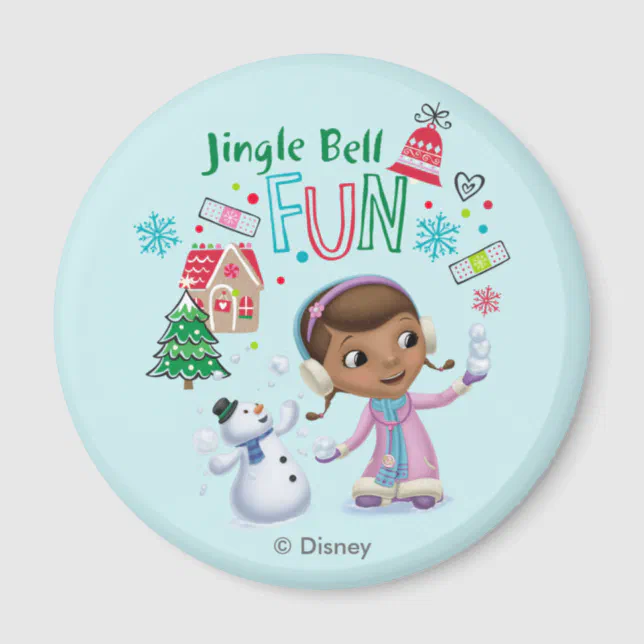 Doc McStuffins | Jingle Bell Fun Magnet | Zazzle