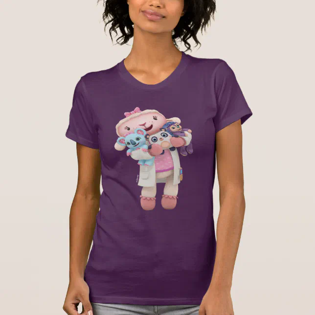 Doc McStuffins Lambie Hugs Given Here TShirt Zazzle