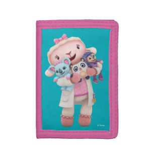 Doc McStuffins Lambie - Hugs Given Here Tri-fold Wallet