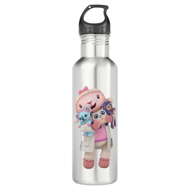 Doc McStuffins | Lambie - Hugs Given Here Water Bottle (Front)