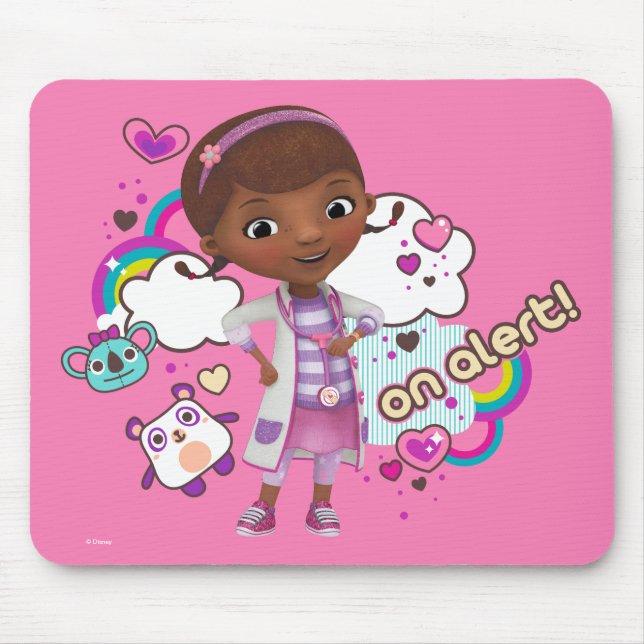 Doc McStuffins | On Alert Mouse Pad (Front)