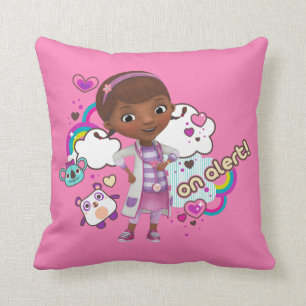 Doc McStuffins   On Alert Throw Pillow