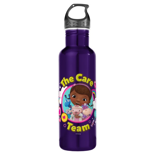 Doc McStuffins | The Care Team Stainless Steel Water Bottle (Front)