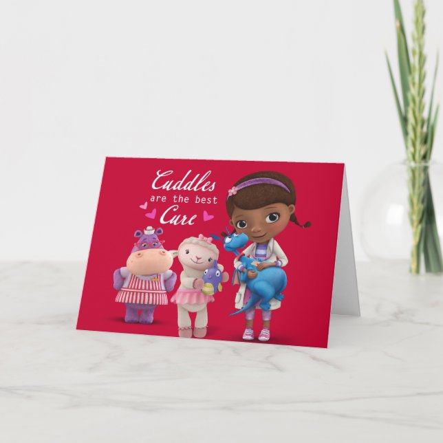 Doc McStuffins Valentine Holiday Card (Front)