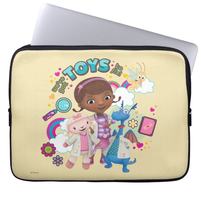 Doc McStuffins | We've Got Toys to Fix Laptop Sleeve (Front)
