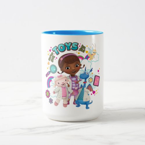 Doc McStuffins  Weve Got Toys to Fix Two_Tone Coffee Mug