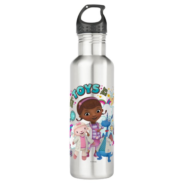 Doc McStuffins | We've Got Toys to Fix Water Bottle (Front)