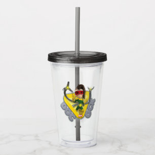 Doc Ock Character Badge Acrylic Tumbler