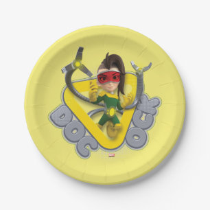 Doc Ock Character Badge Paper Plates