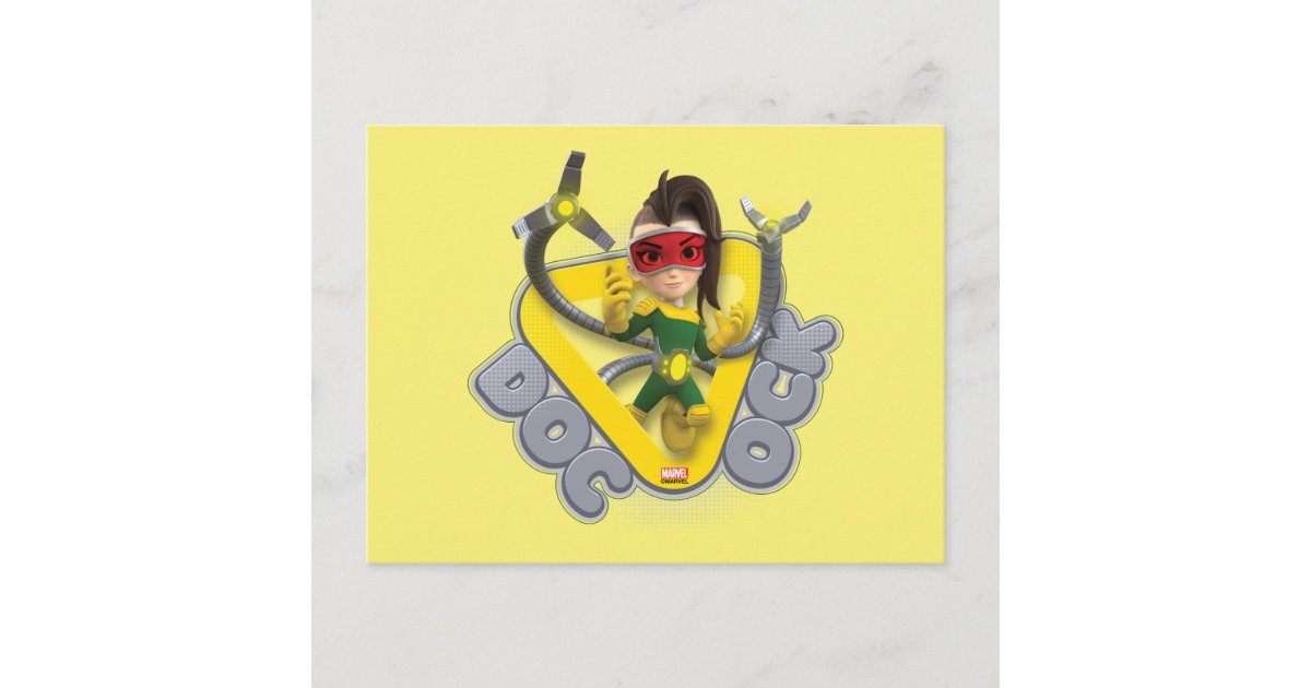 Doc Ock Sticker Doc Ock Character Badge Postcard | Zazzle