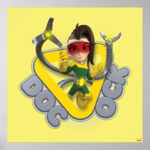 Doc Ock Character Badge Poster